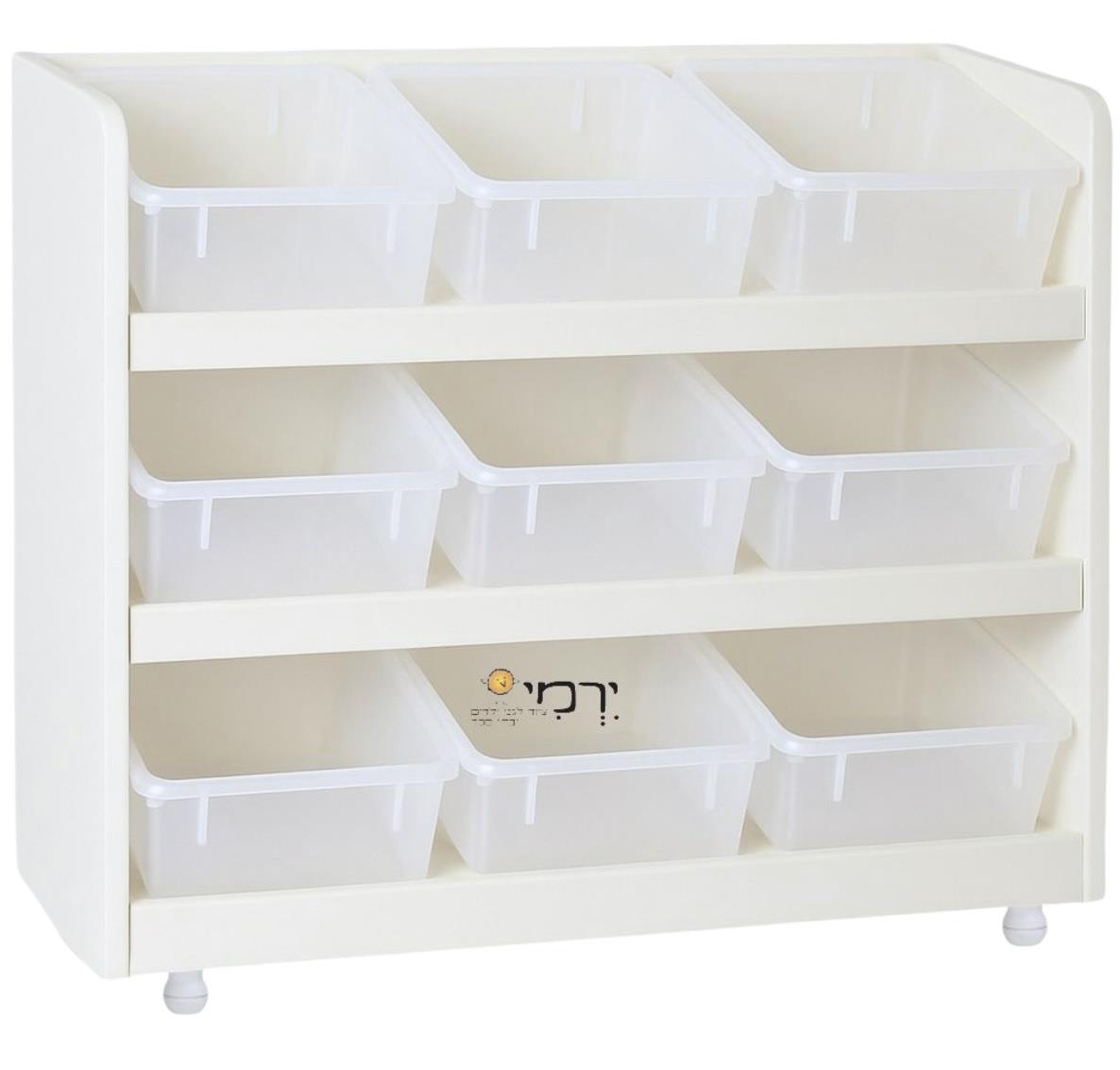 כוננית משופעת 9 מיכלים