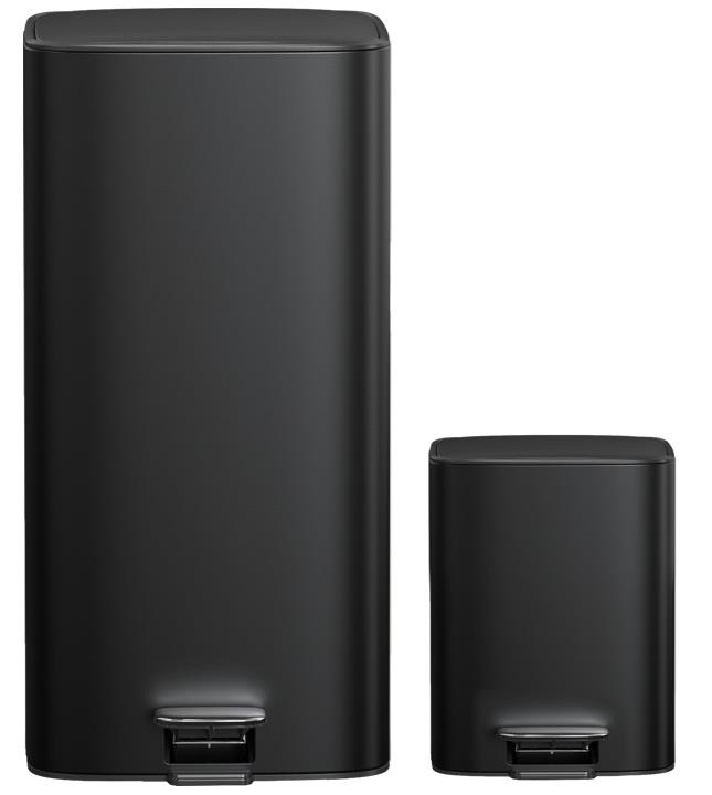 סט פחים בגימור שחור 30 ו 3 ליטר עם דלי פנימי נשלף דגם SRT-07790 מבית honey can do