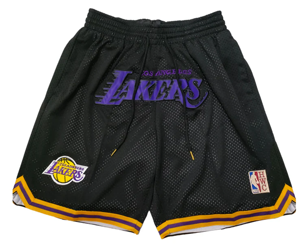 מכנסי ל.א לייקרס שחורות Just Don NBA
