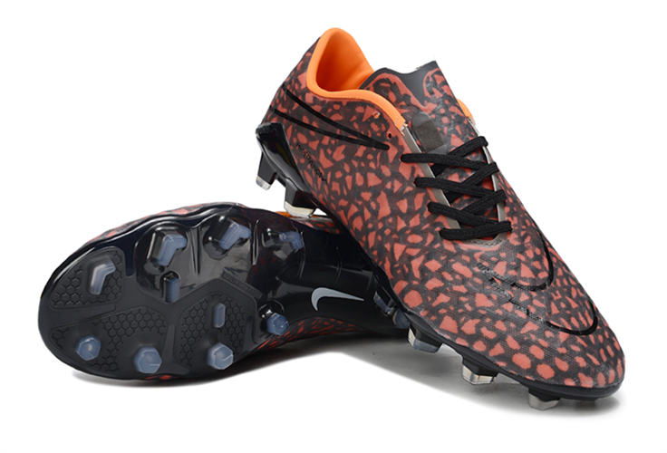 נעלי כדורגל Nike Hypervenom phantom FG כתום מנומר