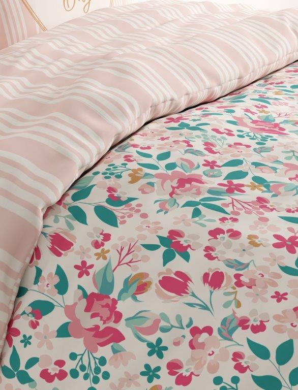 סט מצעים מיטה וחצי 100% כותנה דגם - אוליביה