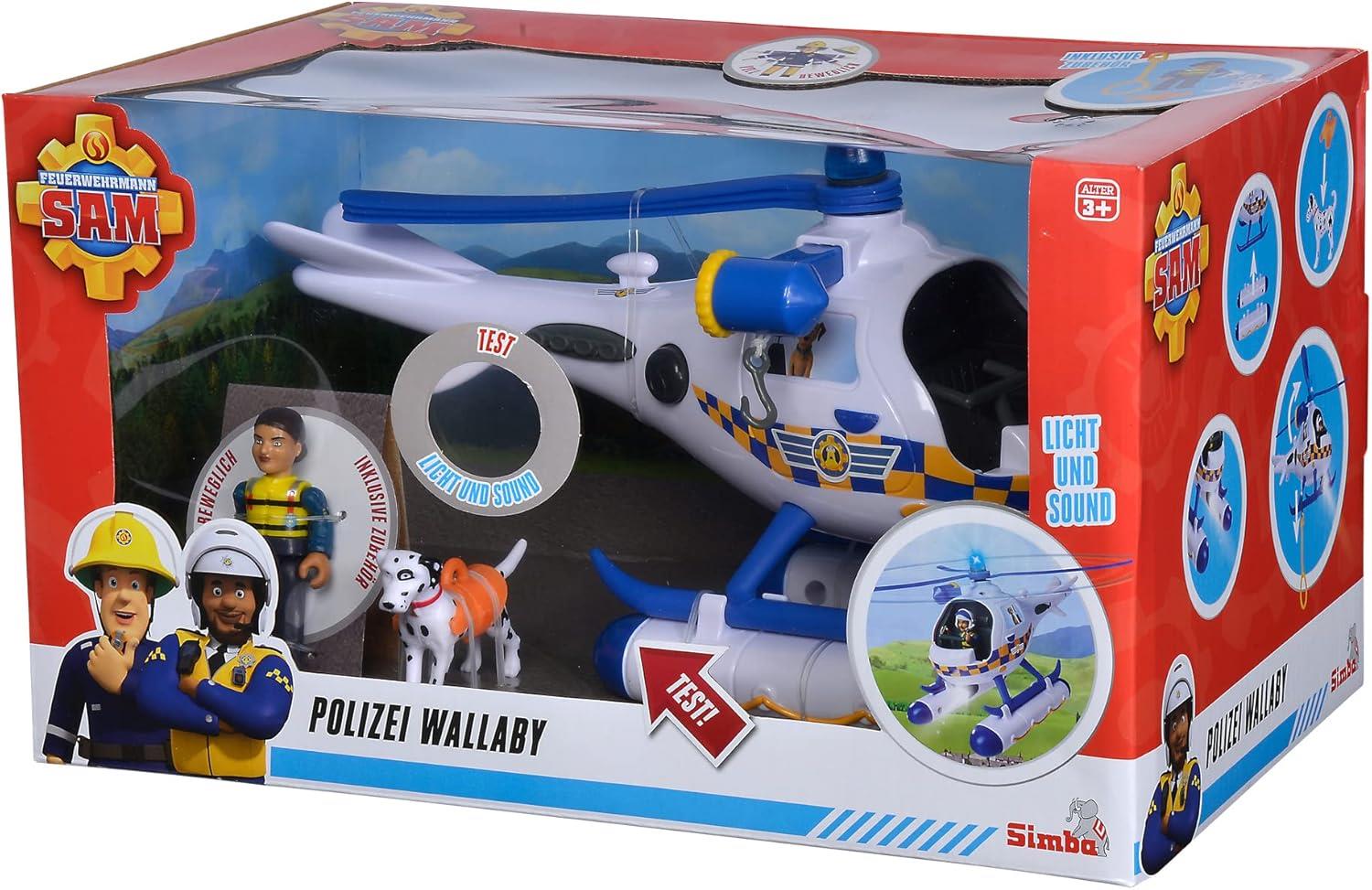 סמי הכבאי- וולבי המסוק המשטרתי עם אורות וצלילים+דמויות סמי הכבאי- וולבי המסוק המשטרתי עם אורות וצלילים+דמויות