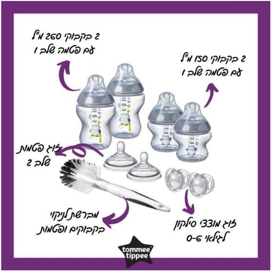 ערכת ניובורן (כחול- מכוניות) - הכי טבעי