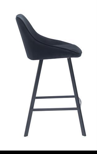 כסא בר מעוצב דגם סטאר בד צבע שחור כסא בר מעוצב דגם סטאר בד צבע שחור