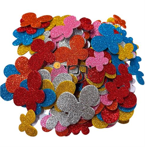 חיתוכי סול פרפרים נצנץ חבילה