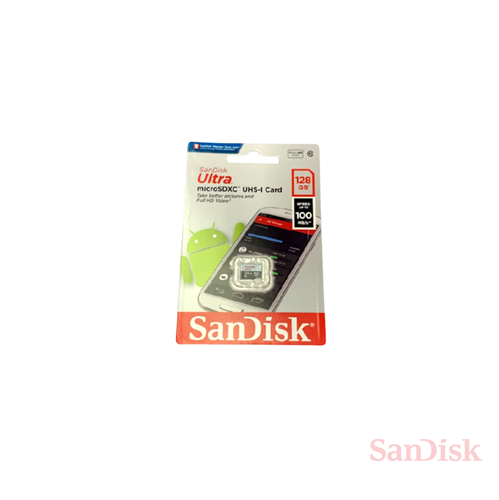 כרטיס זיכרון 128GB SanDisk Ultra® microSDX