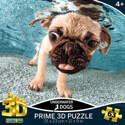 פאזל תלת מימד כלב איגי רקס 100 חלקים מבית Prime 3D