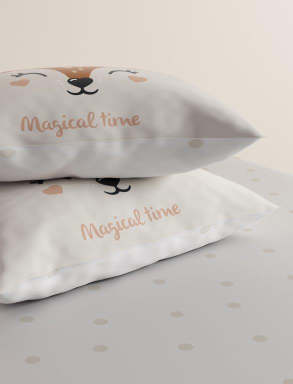 סט מצעים יחיד 100% כותנה דגם - אייל