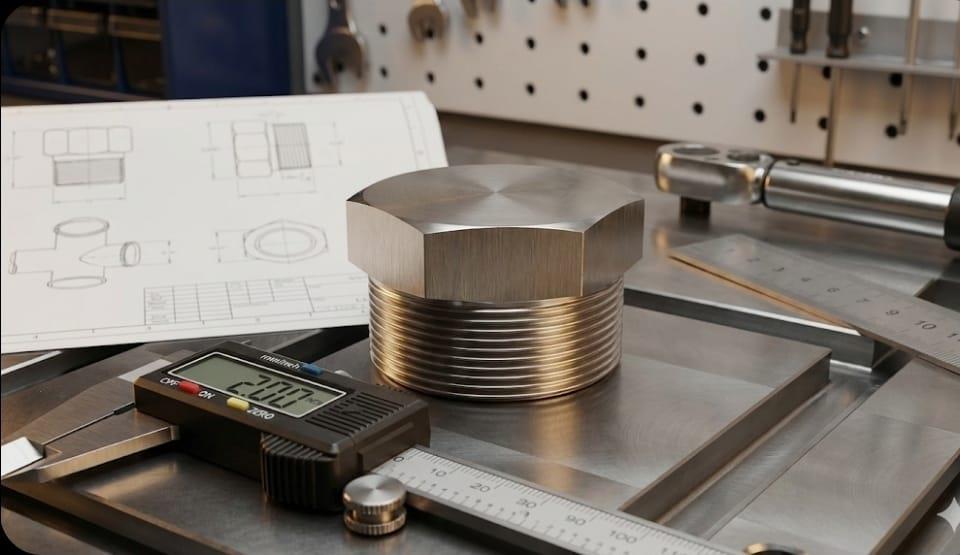 פקק נירוסטה מכסה הברגה זכר 2 צול BSP עשוי בחריטה קמפינג לייף פקק נירוסטה מכסה הברגה זכר 2 צול BSP עשוי בחריטה קמפינג לייף