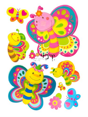 מדבקות קישוט פרפרים