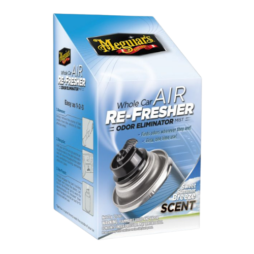 תרסיס רימון מבשם ריח בניחוח "בריזה קיצית" - AIR RE-FRESHER SUMMER BREEZE SCENT מבית MEGUIAR'S