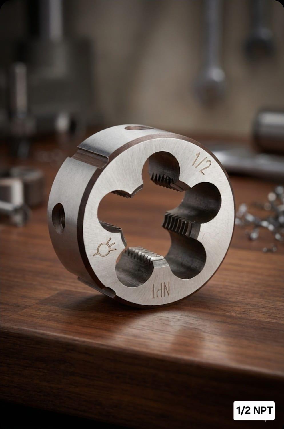 מחרוקת NPT 1\2 (חצי צול) פלדה תעשייתית להברגה חיצונית קמפינג לייף