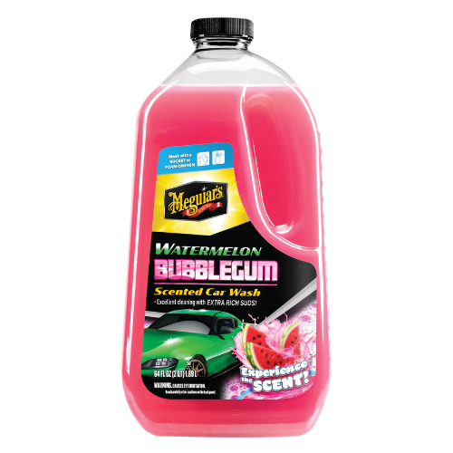 שמפו לרכב בניחוח מסטיק אבטיח - WATERMELON BUBBLEGUM WASH מבית MEGUIAR'S | גלון 1.89 ליטר