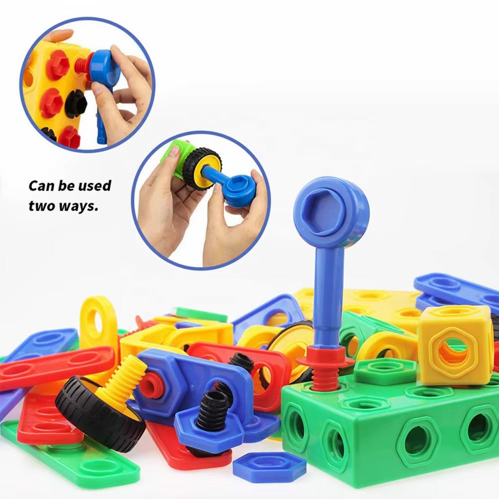 סט הברגות עם גלגלים במיכל סט הברגות עם גלגלים במיכל