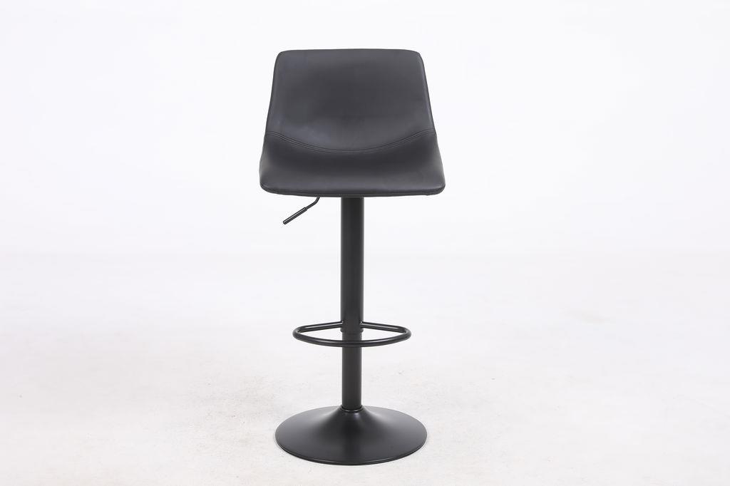 כסא בר מעוצב דגם דייגו דמוי עור שחור