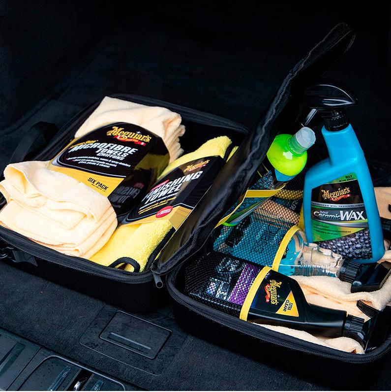 מזוודת תיק אחסון ציוד - Soft Shell Car Care Organizer (CV) מבית MEGUIAR'S