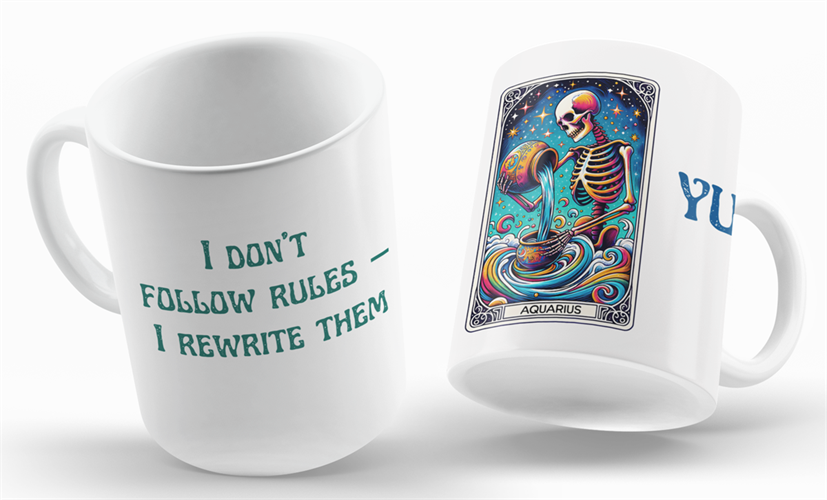 ספל זודיאק – דלי (Aquarius)