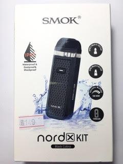סיגריה אלקטרונית רב פעמית סמוק נורד איקס קיט SMOK NORD X KIT בצבע שחור קוברה