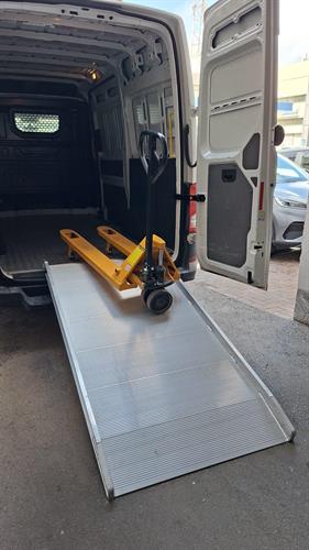 רמפה לעגלות משטחים רחבה אורך 2.1 מטר רוחב 1 מטר עומס עד 1 טון קמפינג לייף