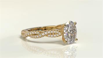 טבעת אירוסין דגם גאיה