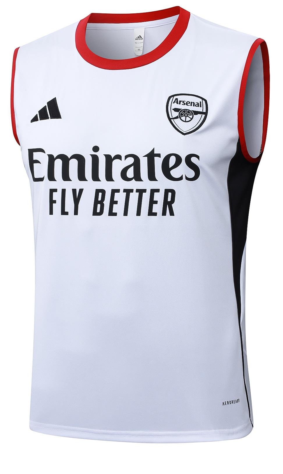 ארסנל גופיית אימון לבנה