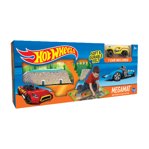 שטיחון עם מכונית קטן הוט ויילס Megamat