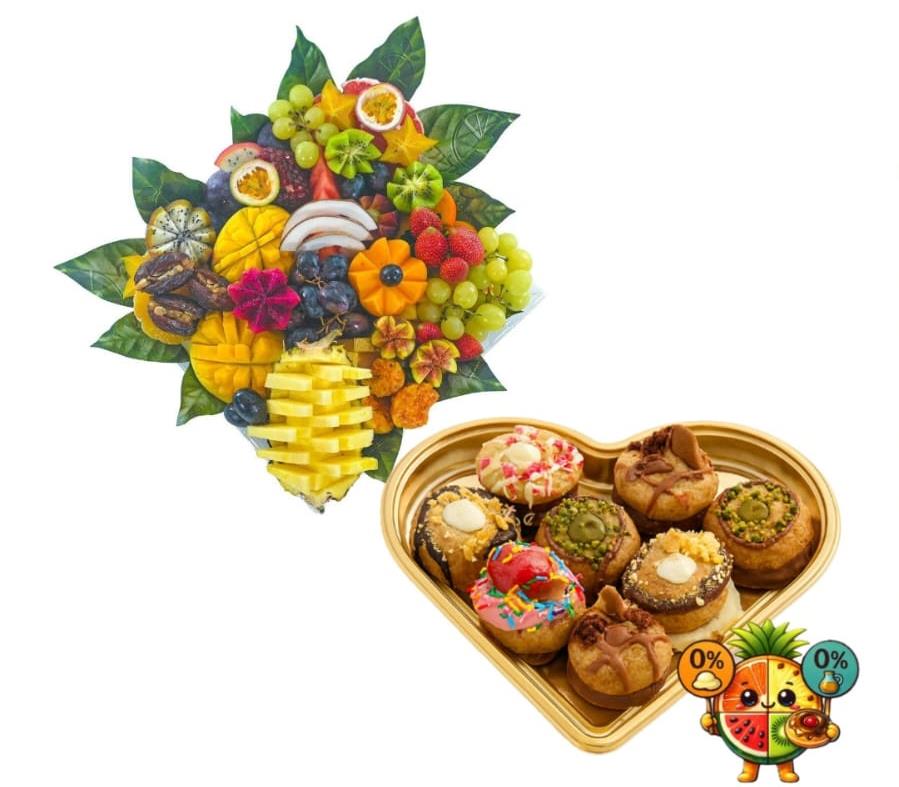 כוכב הפירות&סופגניות 0% בצק 100% חשק