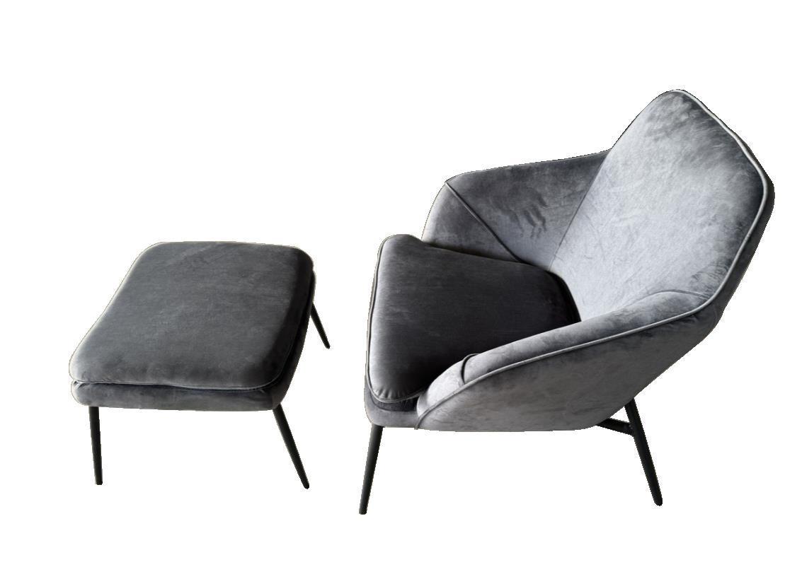 כורסא מעוצבת יוקרתית לבית דגם ביאנקה בד אפור **כולל הדום** כורסא מעוצבת יוקרתית לבית דגם ביאנקה בד אפור **כולל הדום**