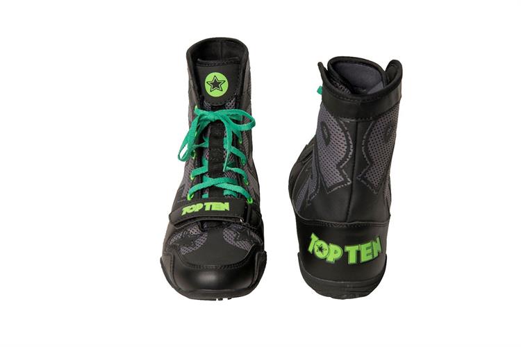 נעלי אגרוף TOP TEN black/GREEN