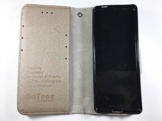 מגן ספר BriTone לשיאומי +XIAOMI QIN 1S בצבע בז'