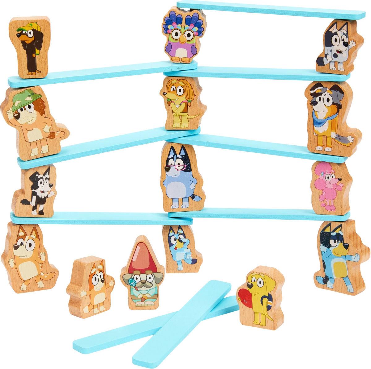 בלואי וחברים Bluey משחק אל תפיל את המגדל מעץ בלואי וחברים Bluey משחק אל תפיל את המגדל מעץ