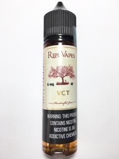 נוזל מילוי לסיגריה אלקטרונית 60 מ"ל Ripe Vapes VCT בטעם VCT וניל כרמל טבק ניקוטין 6 מ"ג 6mg