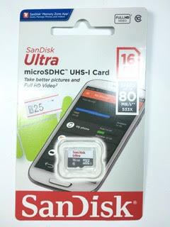 כרטיס זיכרון מהיר 16 ג'יגה SanDisk