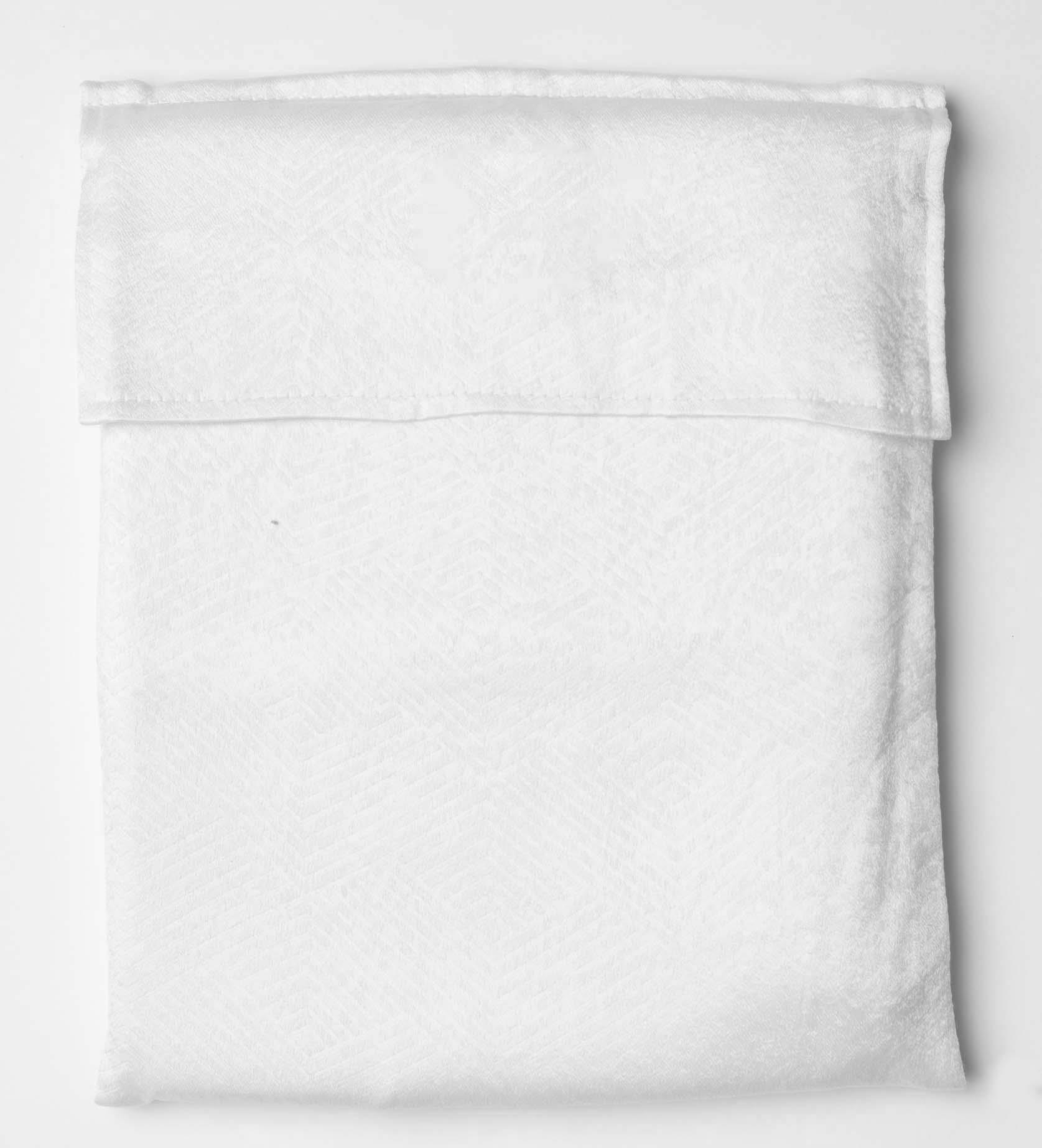 מפת שולחן מלבנית / עגולה בסגנון גאומטרי דגם - ברלין לבן