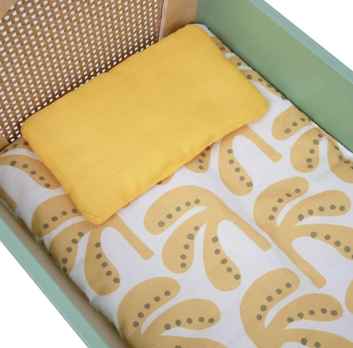 עריסת בובה עץ איכותי