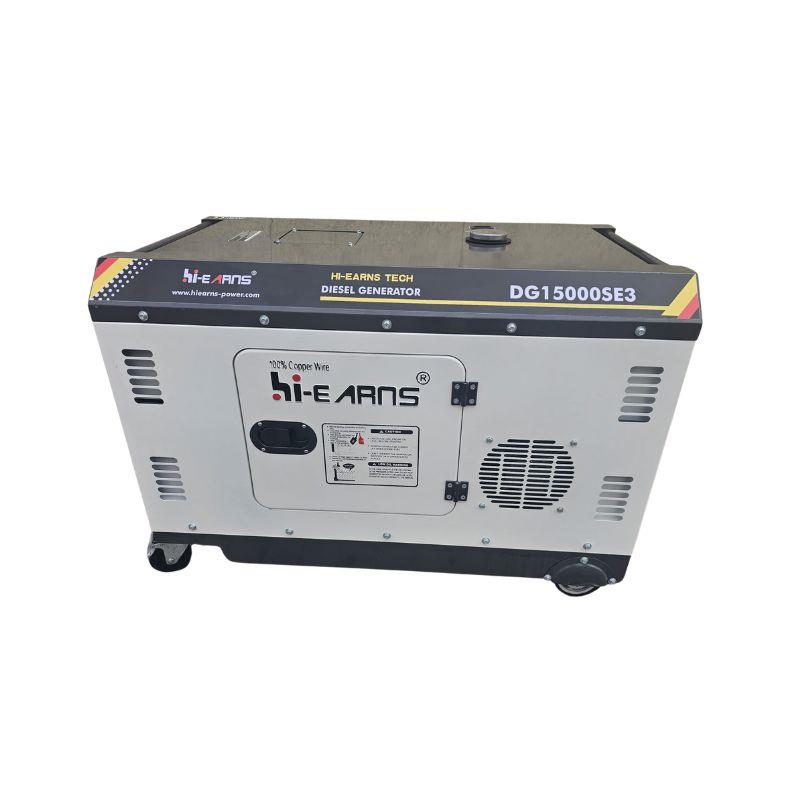 גנרטור שקט עם הנעה אוטומטית 13.75KVA תלת פאזי HIEARNS
