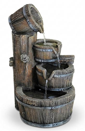 מזרקת חביות מדורגת 43 ס"מ