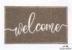שטיחי סף / כניסה לבית באיכות גבוהה דגם רעות 3 - "Welcome" מולטי