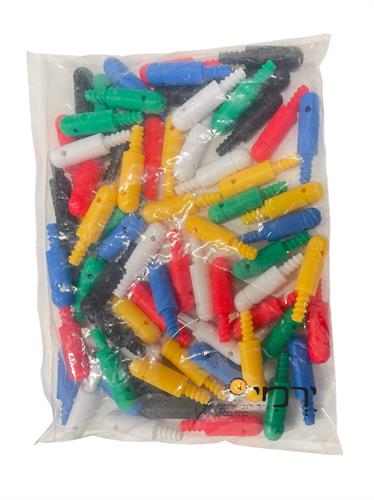 פינים להברגה + שזירת שרוכים