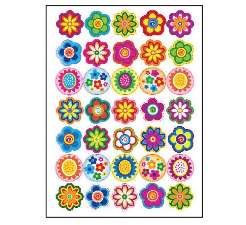 מדבקות פרחים גדולות