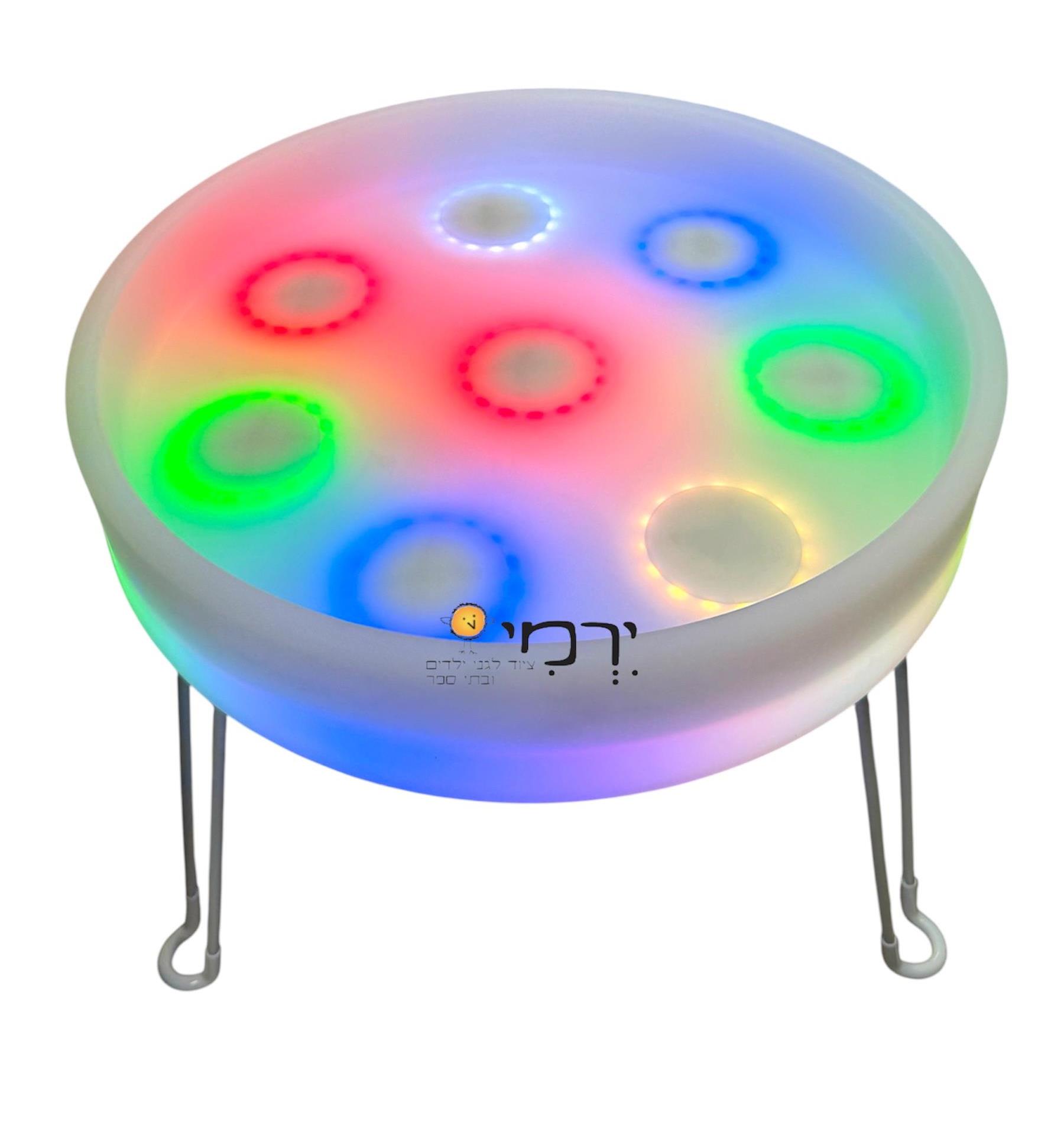 משטח / שולחן אורות עגול