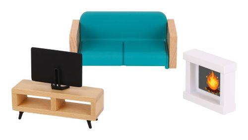 בית בובות מפואר מעץ + ריהוט בית בובות מפואר מעץ + ריהוט