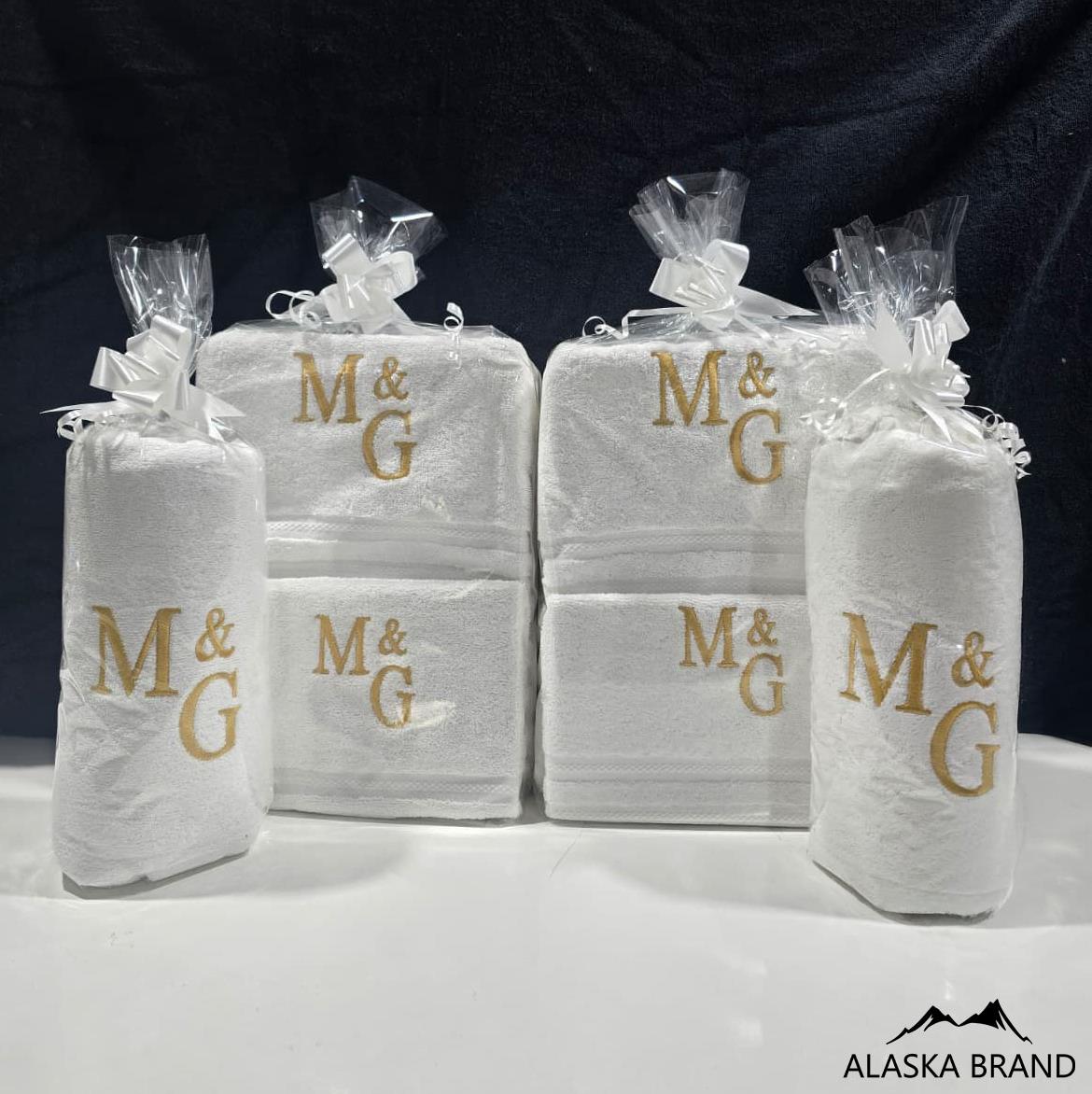 מגבת פרימיום עם רקמה אישית  - מבחר מידות וצבעים ⭐איכותית במיוחד⭐