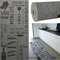 שטיח למטבח \בקבוק יין
