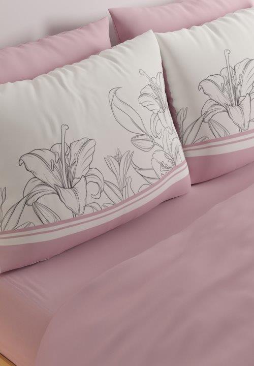 סט מצעים מיטה וחצי 100% כותנה - אליסון