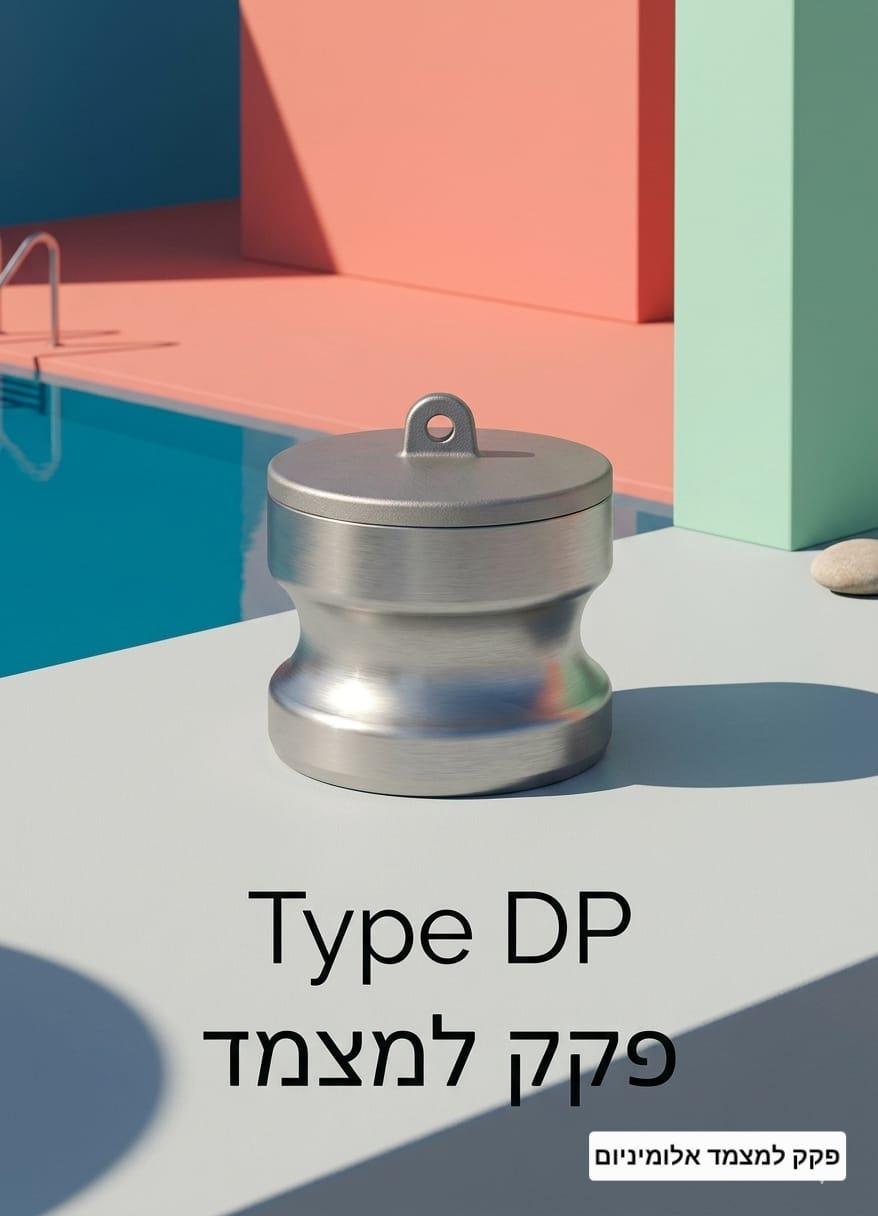 מכסה פקק קאמלוק אלומיניום DP זכר 38.1 ממ צול וחצי 2\1-1 קמפינג לייף