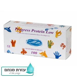 כפפות לטקס פרוגרס XL - Protein Low