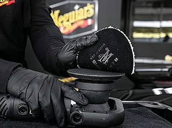 2 יחידות ספוג אפור לווקס - DA FOAM FINISHING DISC 5 מבית MEGUIAR'S | גודל 5 אינץ'