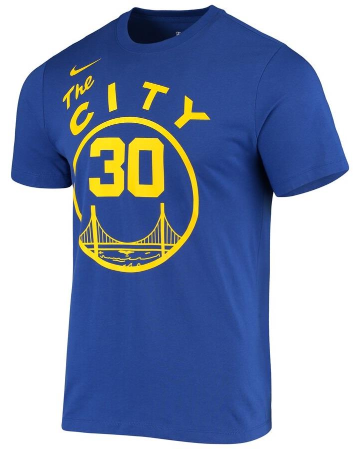 חולצה קצרה גולדן סטייט City כחולה NBA