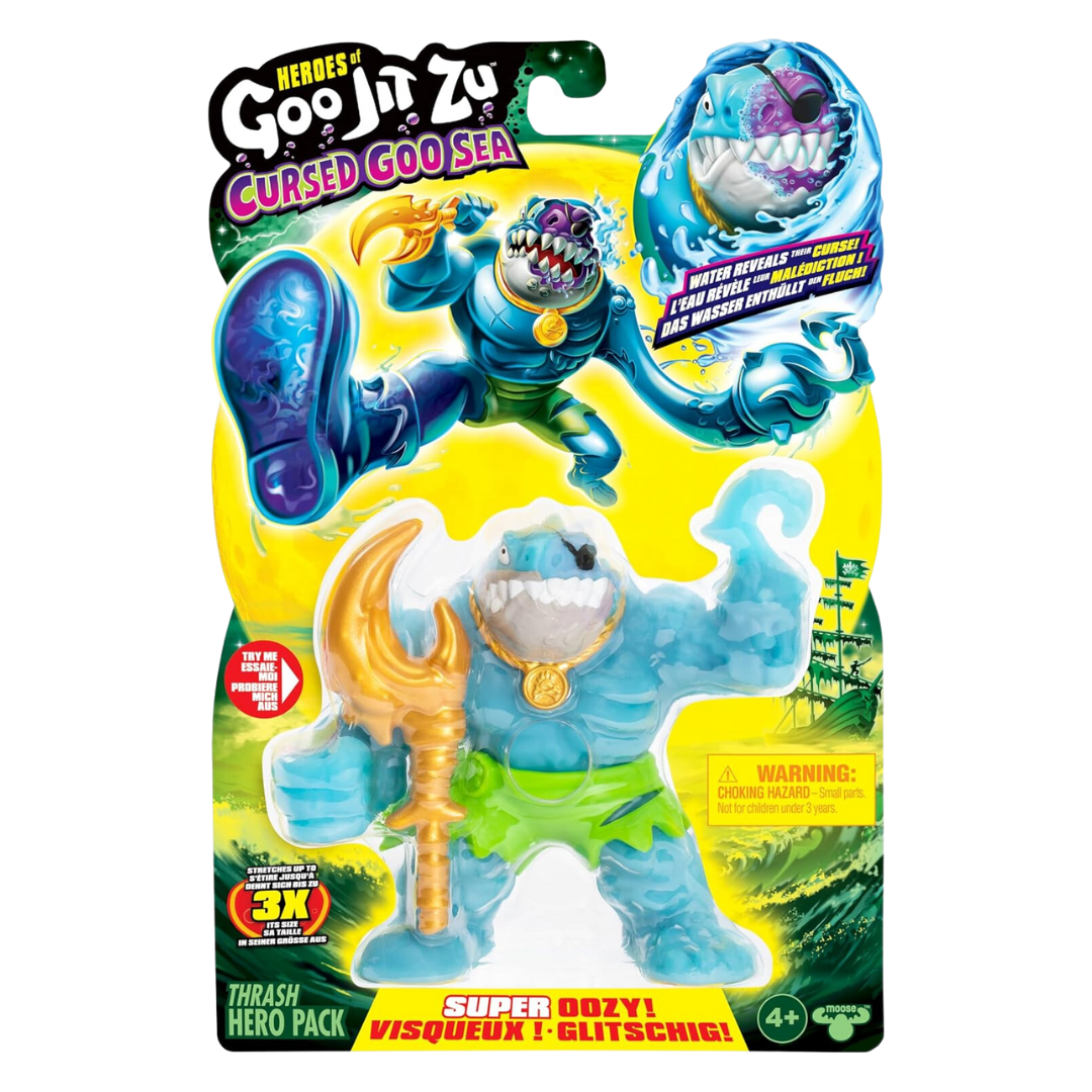 גו ג'יט זו - דמות נמתחת הים המקולל - סטרץ' Cursed Goo Sea טראש - Goo Jit Zu גו ג'יט זו - דמות נמתחת הים המקולל - סטרץ' Cursed Goo Sea טראש - Goo Jit Zu